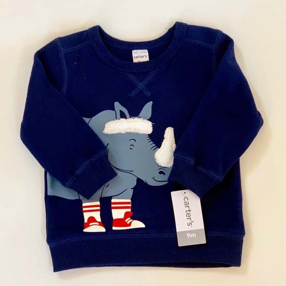baby boy crew neck sweatshirt